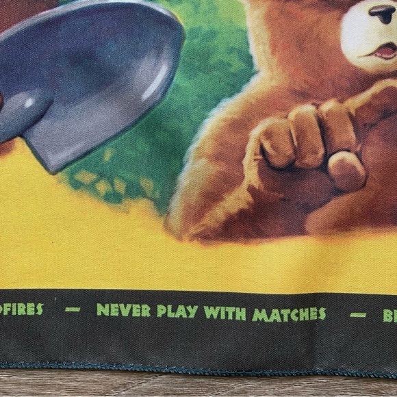 Smokey The Bear Bandana Prevent Wildfires Mandala Forest Woods Scarf - Picture 5 of 8